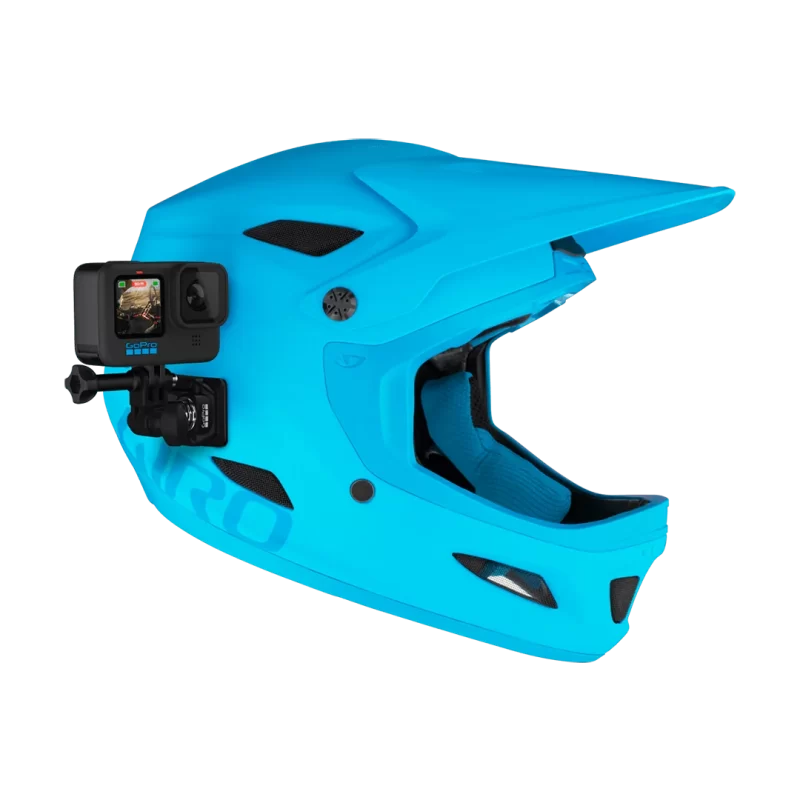 Soporte frontal y lateral para casco
